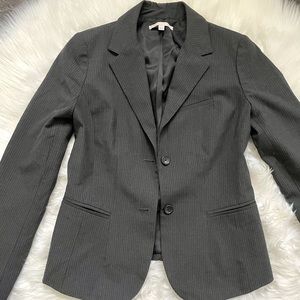 Dark Gray Pin Stripe Blazer
